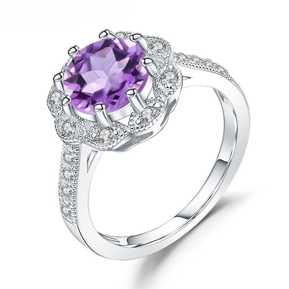 Purple Amethyst Ring