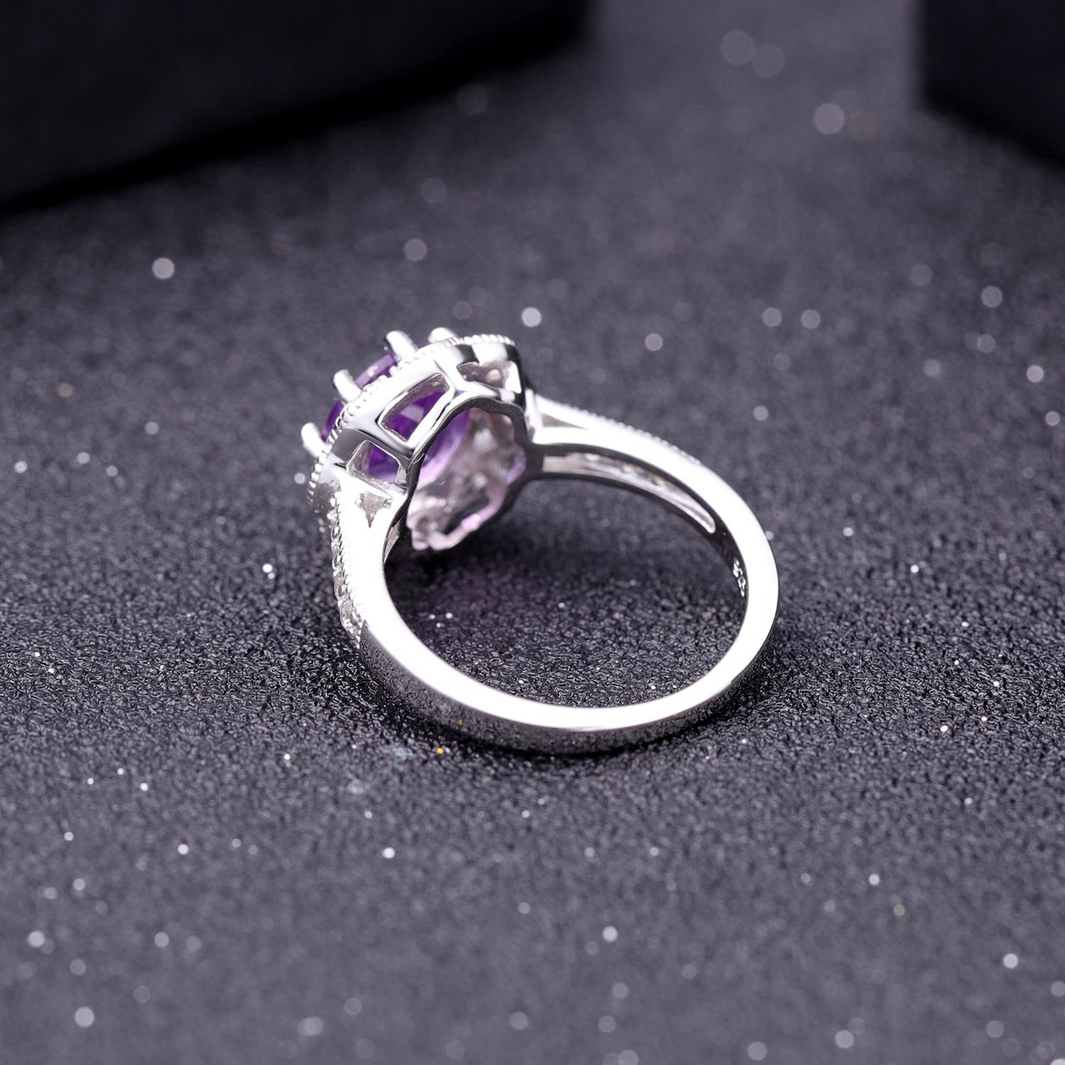 Purple Amethyst Ring