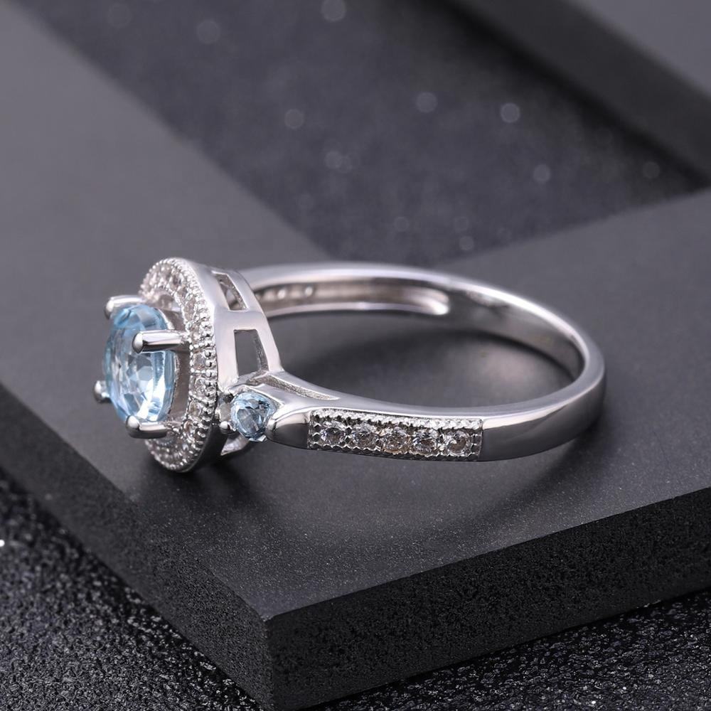 Sky Blue Topaz Ring