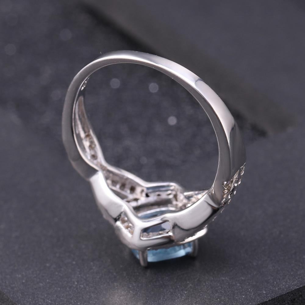 Sterling Silver Sky Blue Topaz Ring