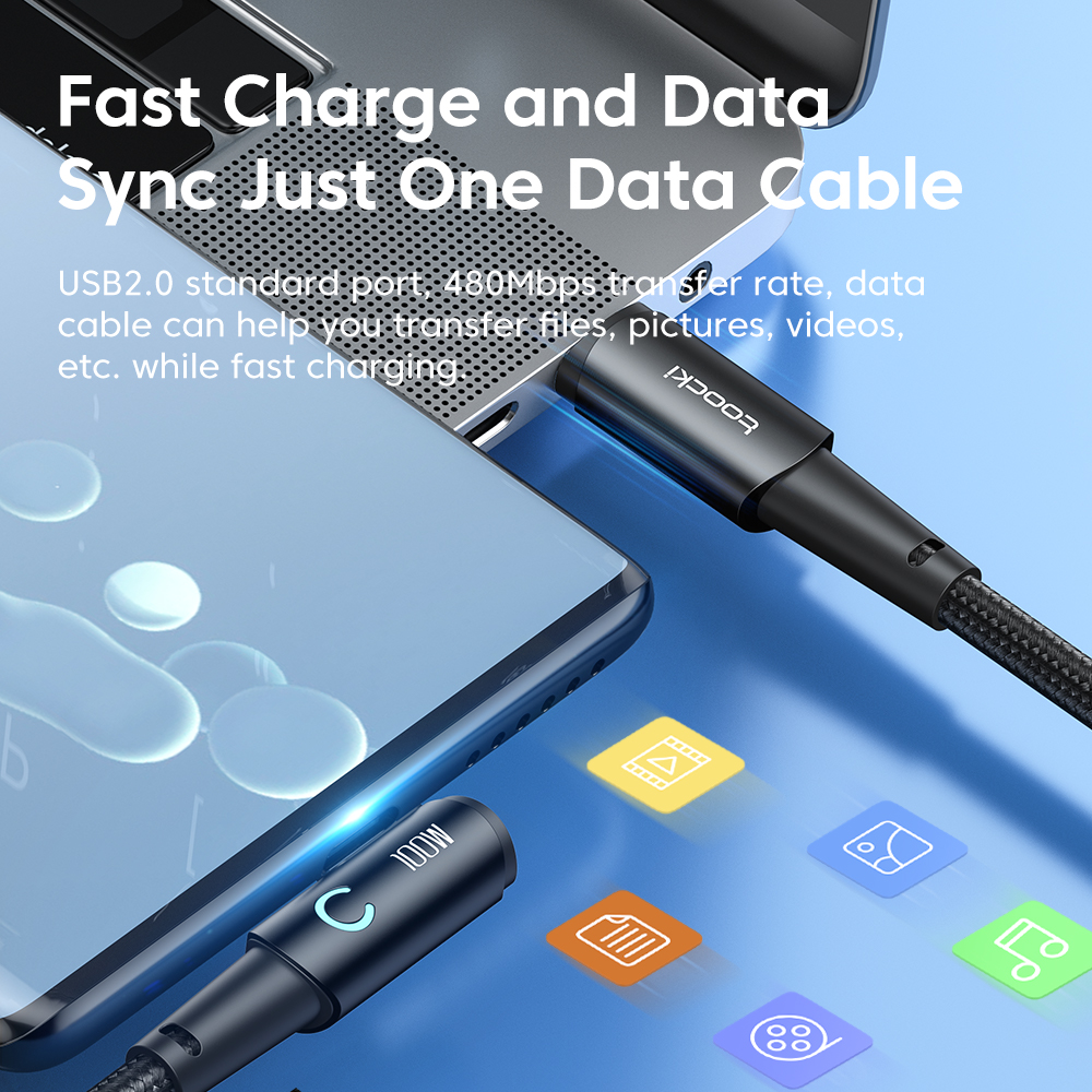 Toocki PD100W Fast Charging Cable