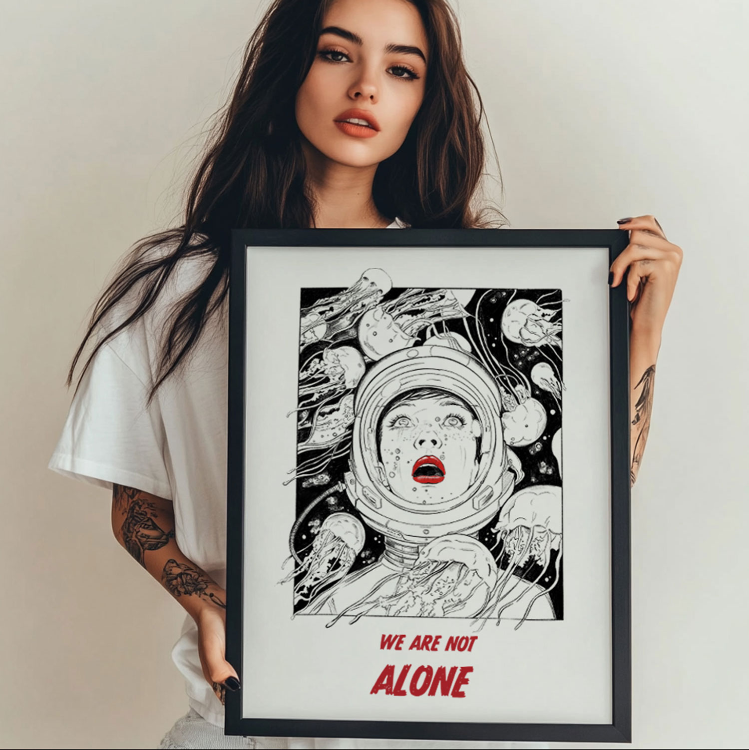 Alien-Themed Art Print