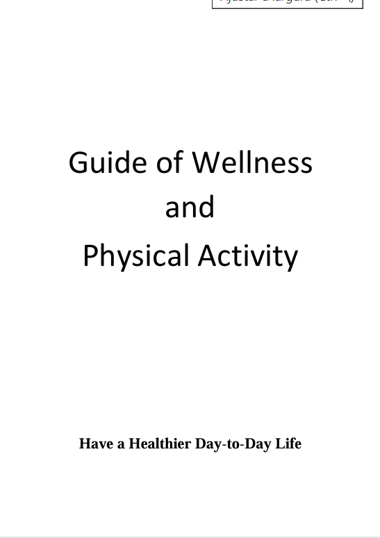 Guide of Wellness and Physical Activity