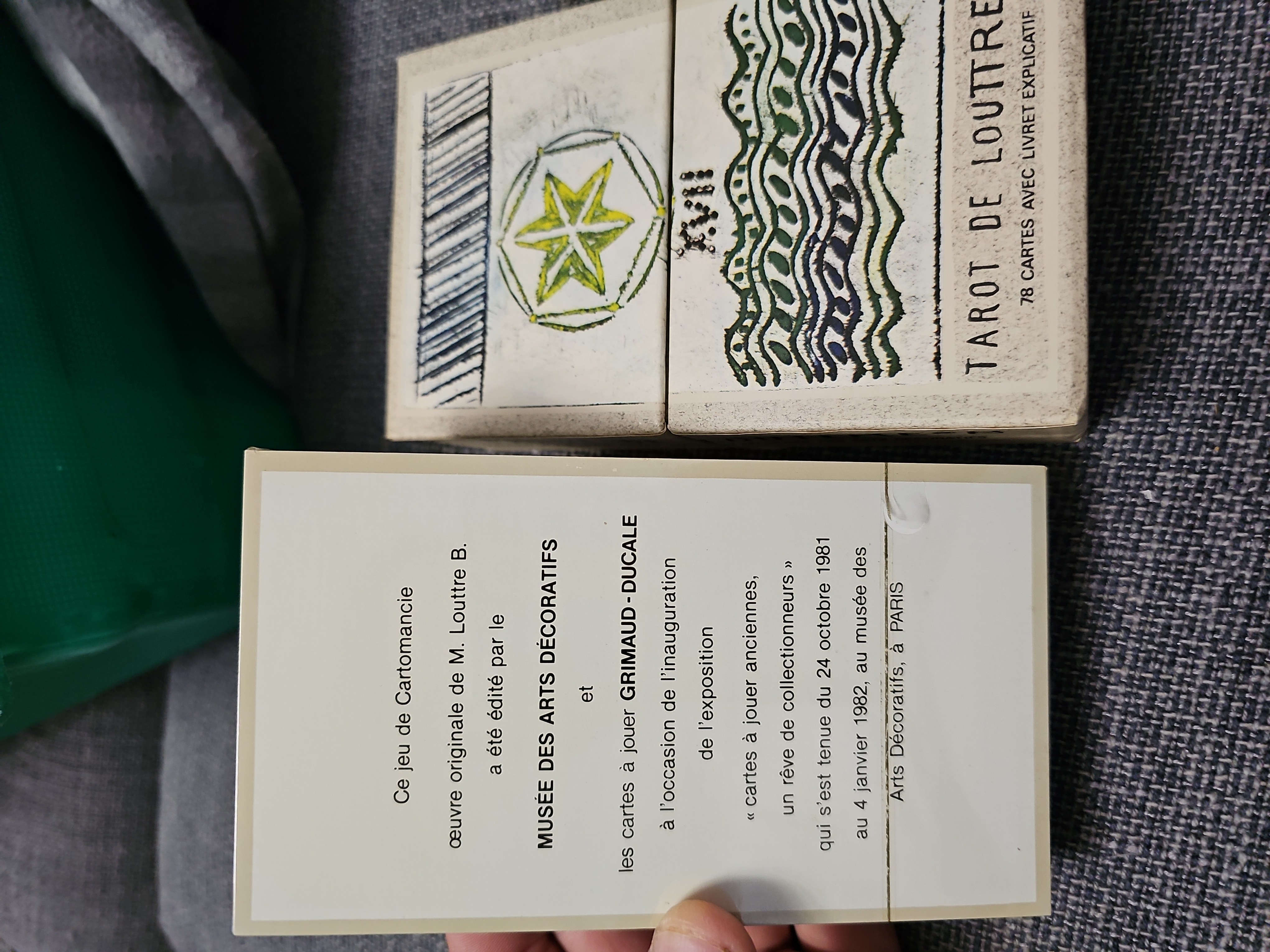 Factory-Sealed 1981 Tarot de Louttre B  Museum Edition by Grimaud Mint, Complete