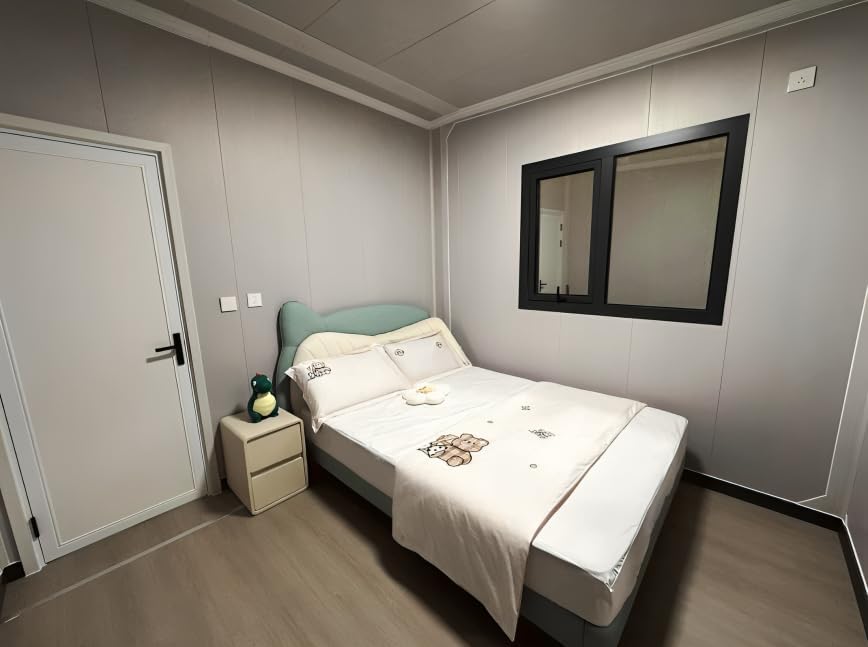 Prefab House Fully Furnished 3 Bedroom 775 sq.feet, Kitchen and Washroom/Bathroom, Portable Foldable Homes, Tiny Homes for Families