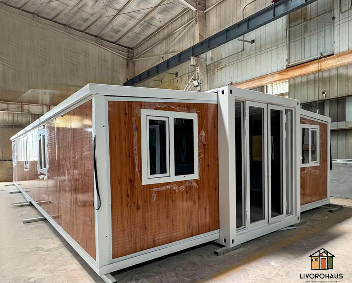 775 sq.ft Luxury Prefab House for Family, Modern House with 3 Bedrooms, 2 Living Rooms, Kitchen & Bathroom Fully Furnished, Ready-to-Move Prefab House, Prefab Homes for Family.