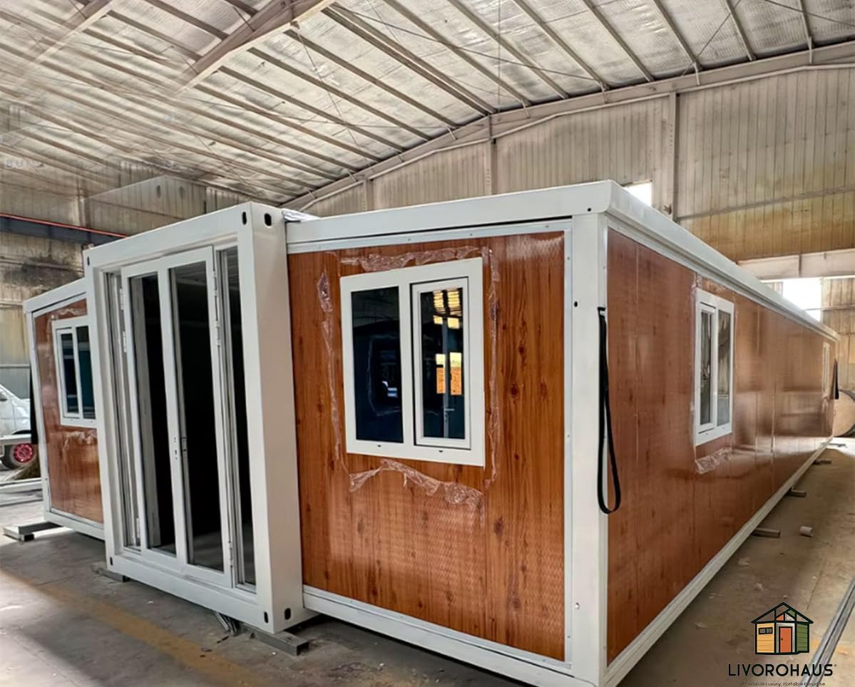 775 sq.ft Luxury Prefab House for Family, Modern House with 3 Bedrooms, 2 Living Rooms, Kitchen & Bathroom Fully Furnished, Ready-to-Move Prefab House, Prefab Homes for Family.