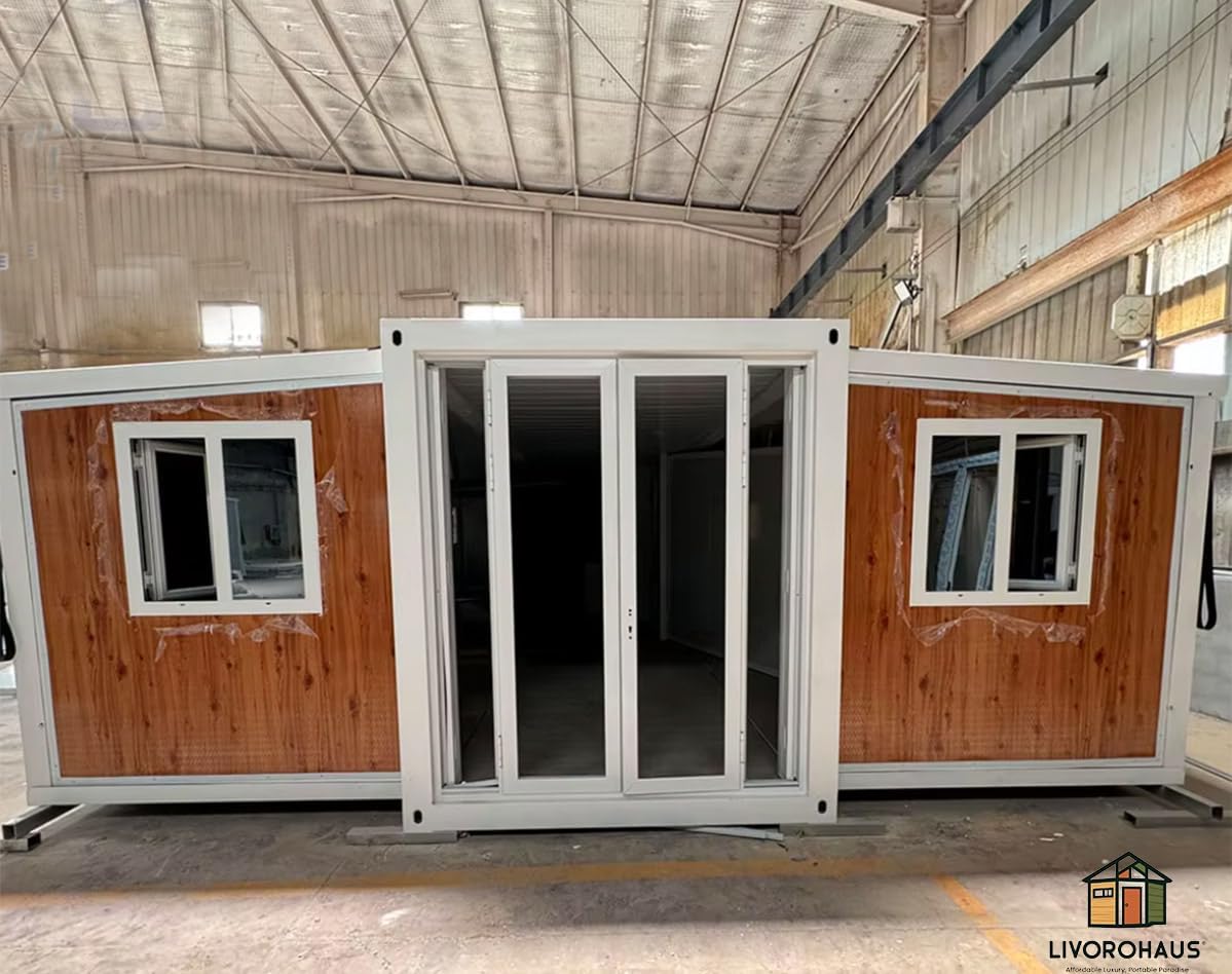 775 sq.ft Luxury Prefab House for Family, Modern House with 3 Bedrooms, 2 Living Rooms, Kitchen & Bathroom Fully Furnished, Ready-to-Move Prefab House, Prefab Homes for Family.