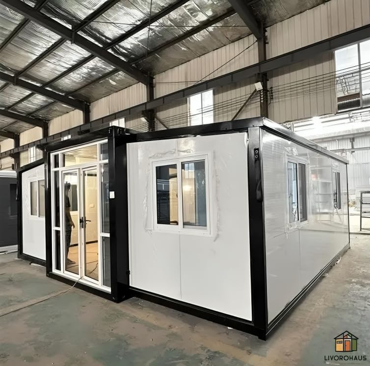 Prefab House, Fully Furnished 3 Bedroom 388sq.feet, Kitchen, Washroom/Bathroom, Portable Foldable Homes, Tiny Homes, Portable Houses, Customizable