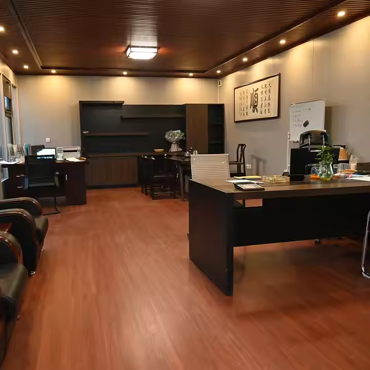 2 - Storey, 2 - Bedroom Prefab Villa Tiny House with Rooftop Terrace, Rustic - Look Exterior, Energy - Efficient Windows, Kitchen -  Bathroom - Ideal for Modern Family Living