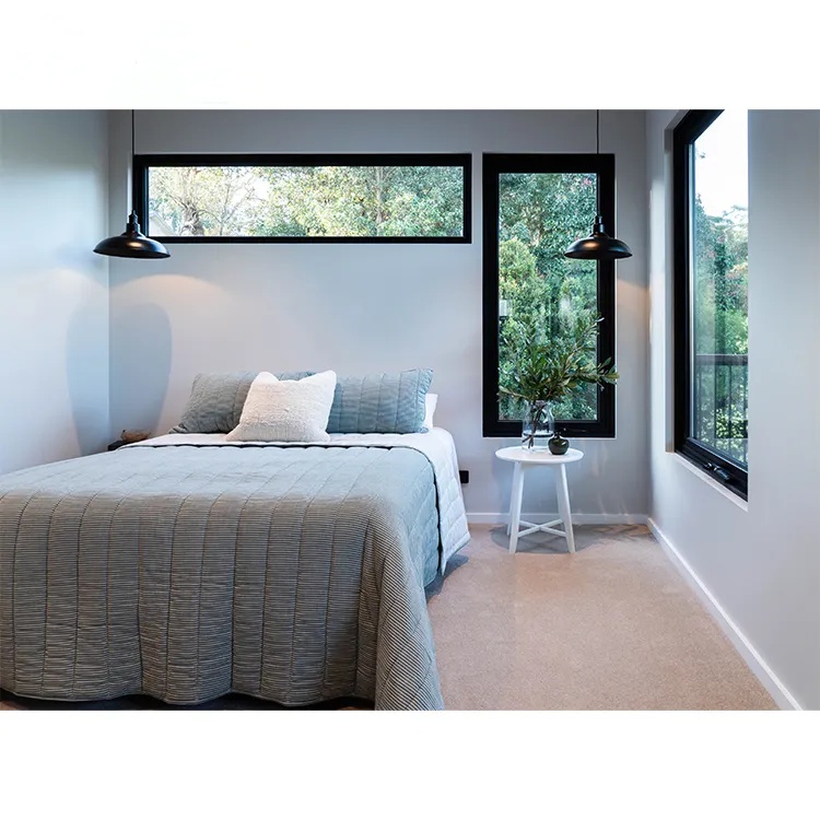 2 - Storey, 2 - Bedroom Prefab Villa Tiny House with Rooftop Terrace, Rustic - Look Exterior, Energy - Efficient Windows, Kitchen -  Bathroom - Ideal for Modern Family Living