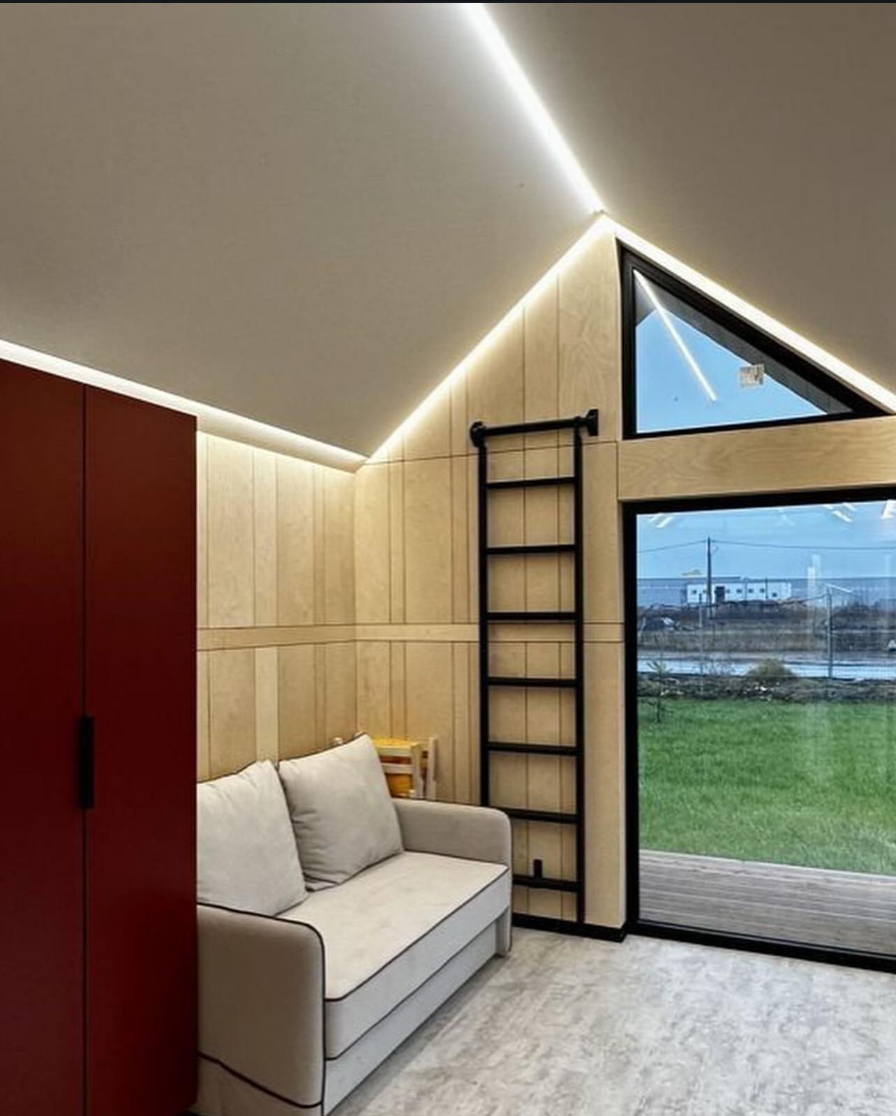 Cabinhaus Luxury 1BHK 1BATH Tiny Home Fully Furnished Modern 20m² Prefab Cabin 1-Bed Container House Affordable Turnkey Living Solution