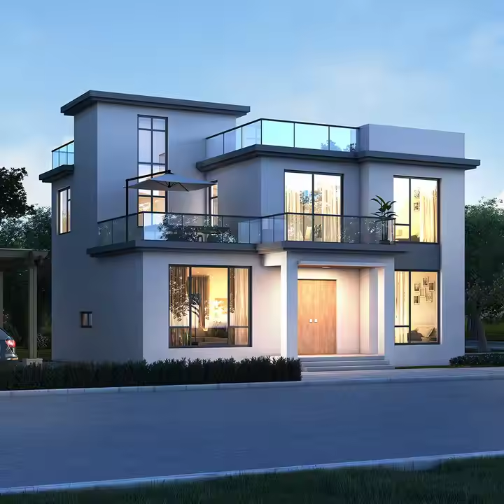 Casa Elara Luxury 3bhk Prefabricated Villa with Private Pool, USD- 499/sqm, Disaster Resistant Prefab House, Livorohaus