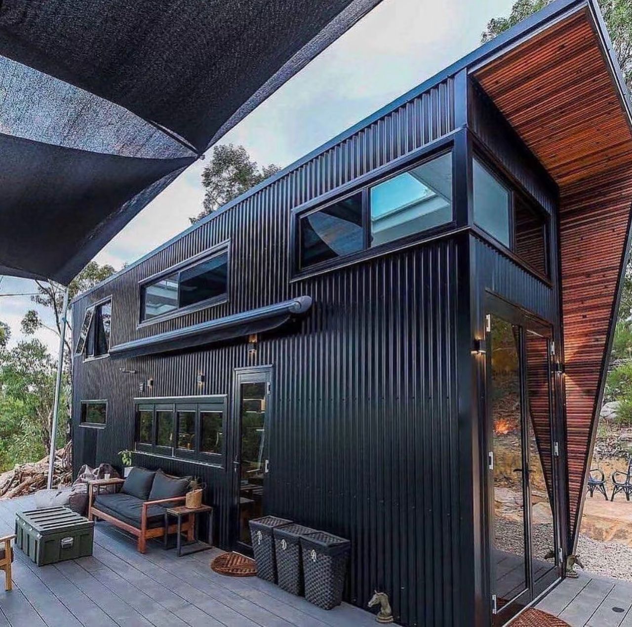 1bhk Duplex Container House, Tiny House,  Container Home with Elegant Design and Spacious Outdoor Area for Families, Fully Furnished, Customizable