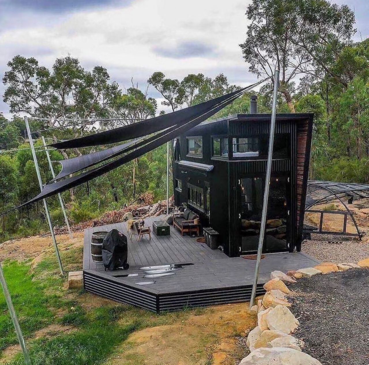 1bhk Duplex Container House, Tiny House,  Container Home with Elegant Design and Spacious Outdoor Area for Families, Fully Furnished, Customizable
