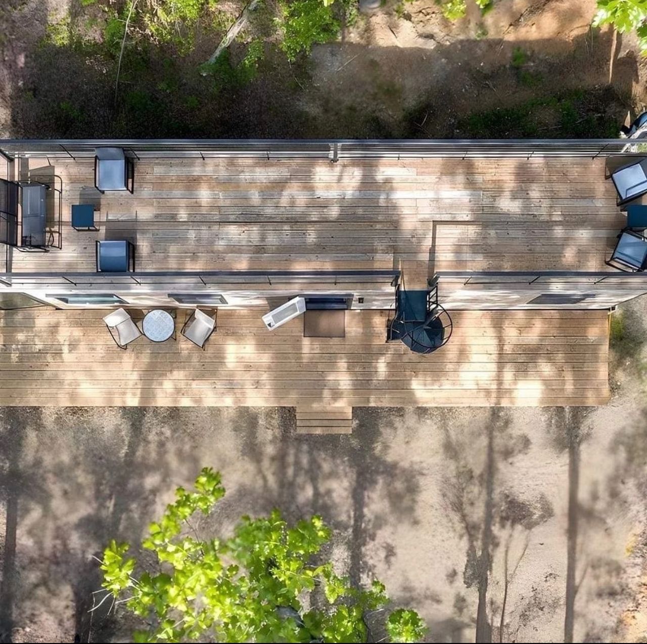 Luxury 1BHK 1BATH Tiny Home with Rooftop Deck, Container Home with Elegant Wooden Frame for Families, Fully Furnished Modern 2 Hour Set-Up, Customizable