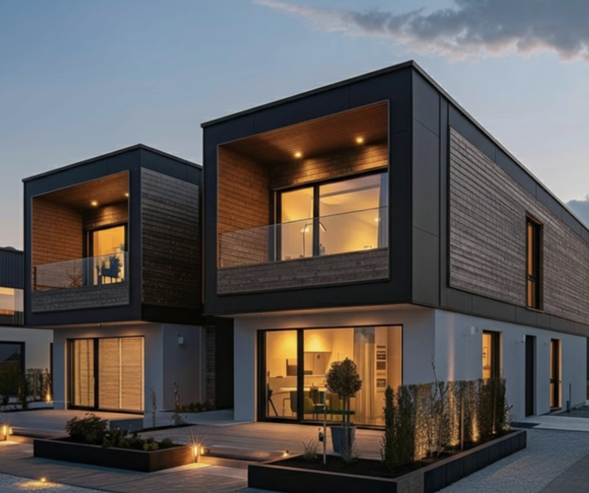 Livorohaus Twin Elise, 3 Bed, 4 Baths Fully Furnished Prefabricated Modular House, Free Shipping & On-site Delivery, Installation & Foundation Available 