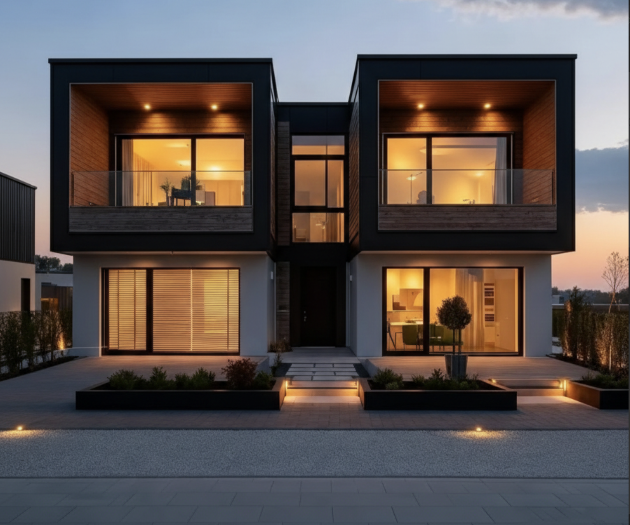 Livorohaus Twin Elise, 3 Bed, 4 Baths Fully Furnished Prefabricated Modular House, Free Shipping & On-site Delivery, Installation & Foundation Available 