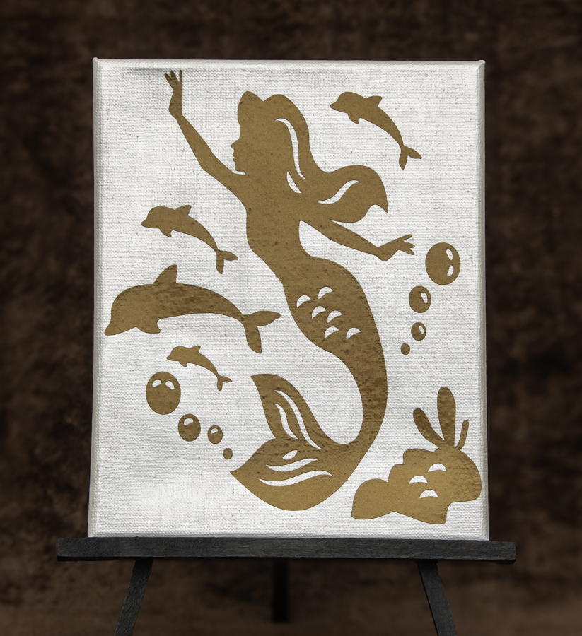 Mermaid & Dolphins 