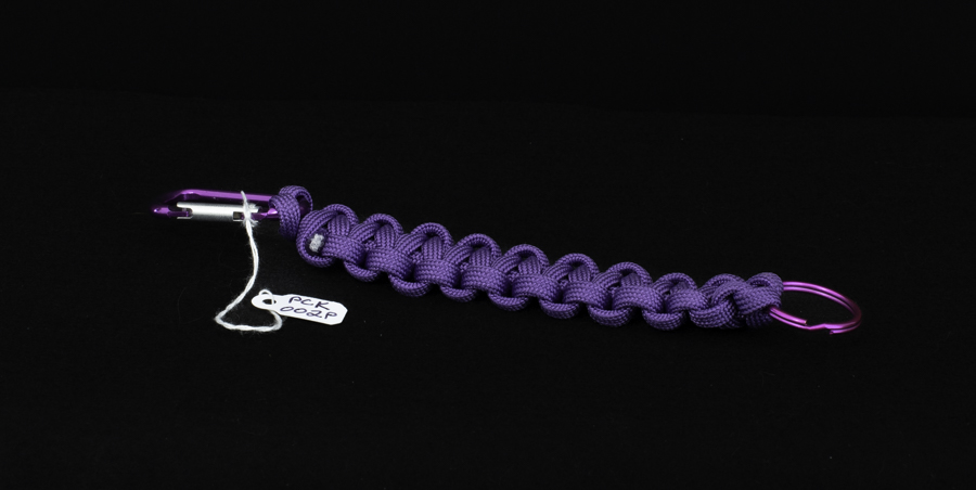 Purple Paracord Keychain – 4"