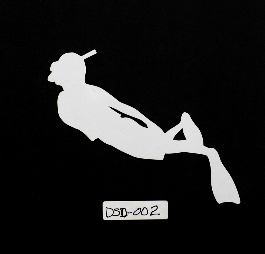 Snorkeler Silhouette