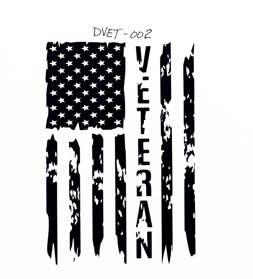 Veteran Distressed Flag