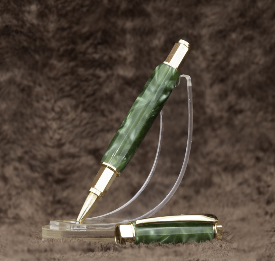 Luxury Green Marble Fountain Pen
