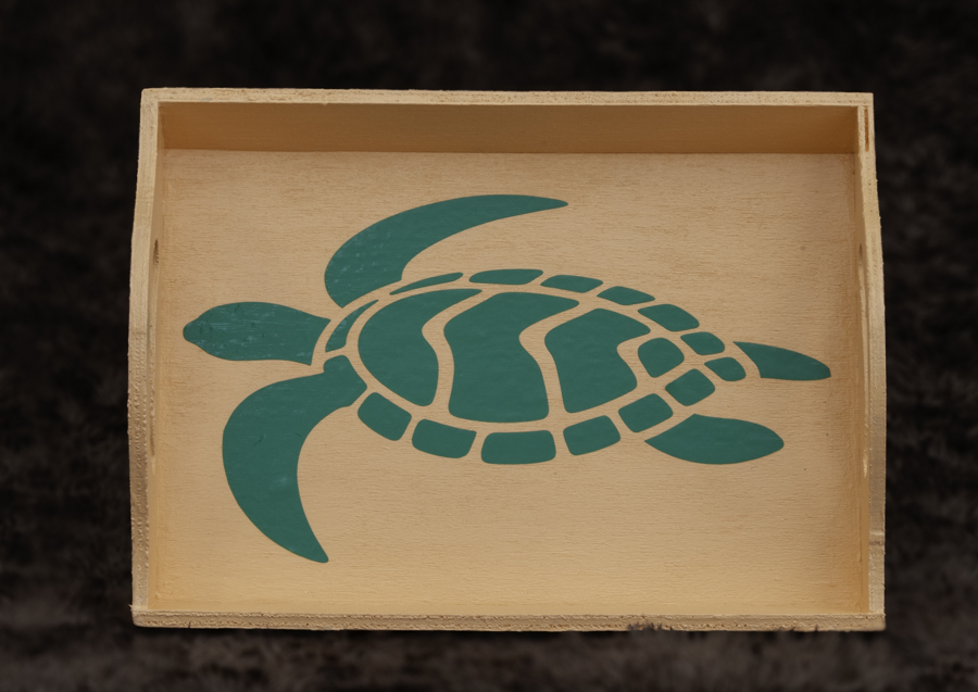 Coastal Turtle Charm Trinket Tray