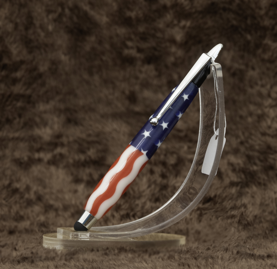 Stars & Stripes Stylus - Acrylic