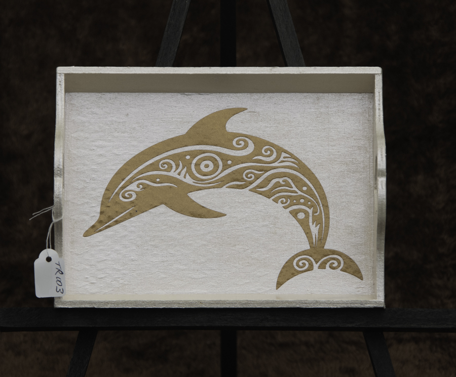 Dolphin Mandala Trinket Tray