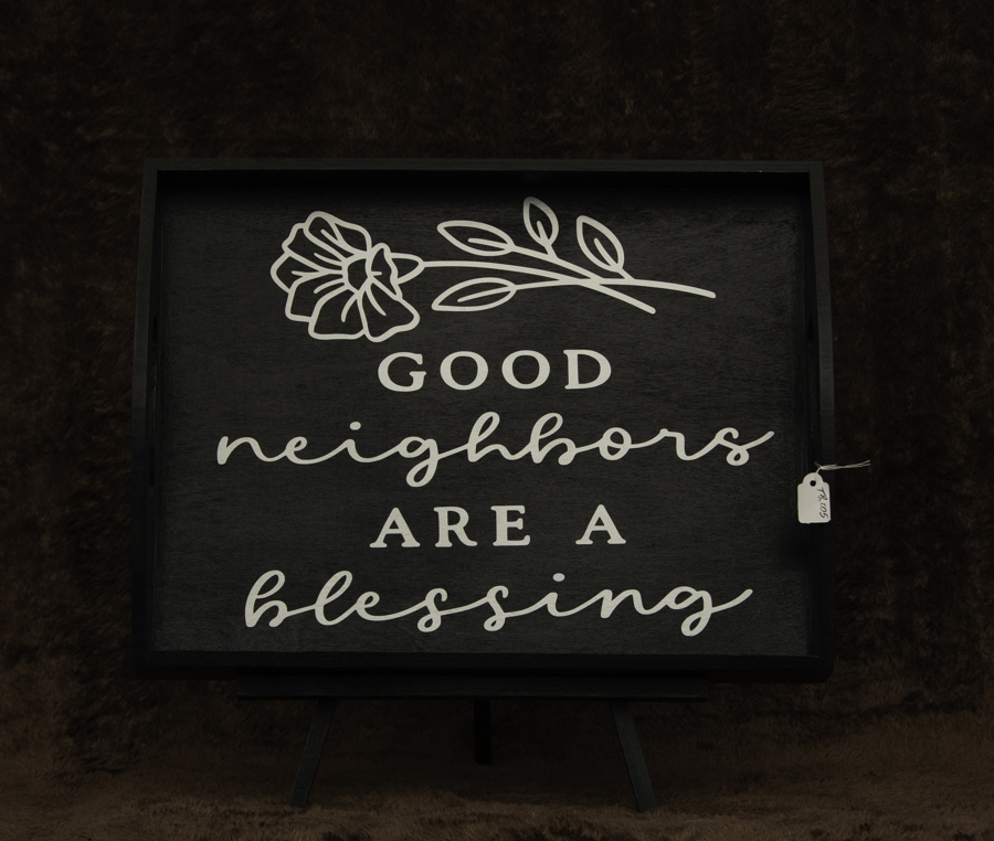 Good Neighbors Serving Tray