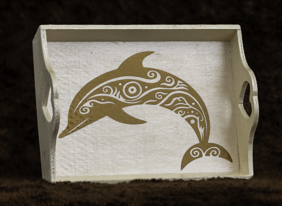 Dolphin Mandala Trinket Tray