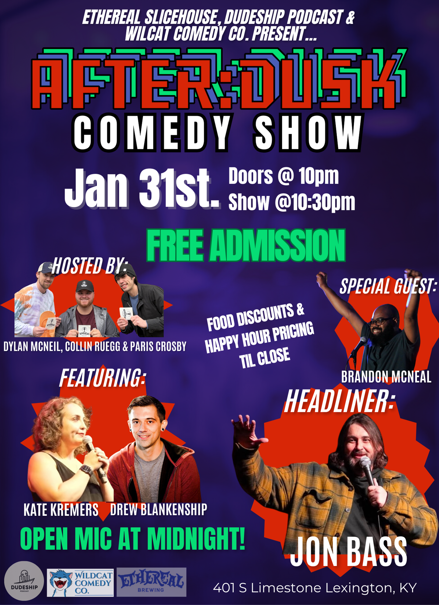 AFTER:DUSK Comedy Show