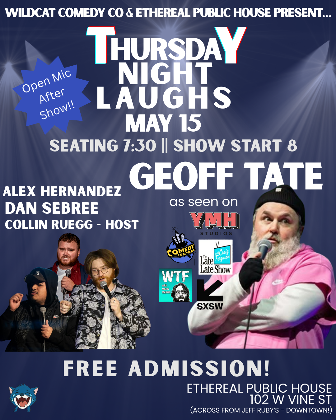 Thursday Night Laughs Special Edition Comedy Show