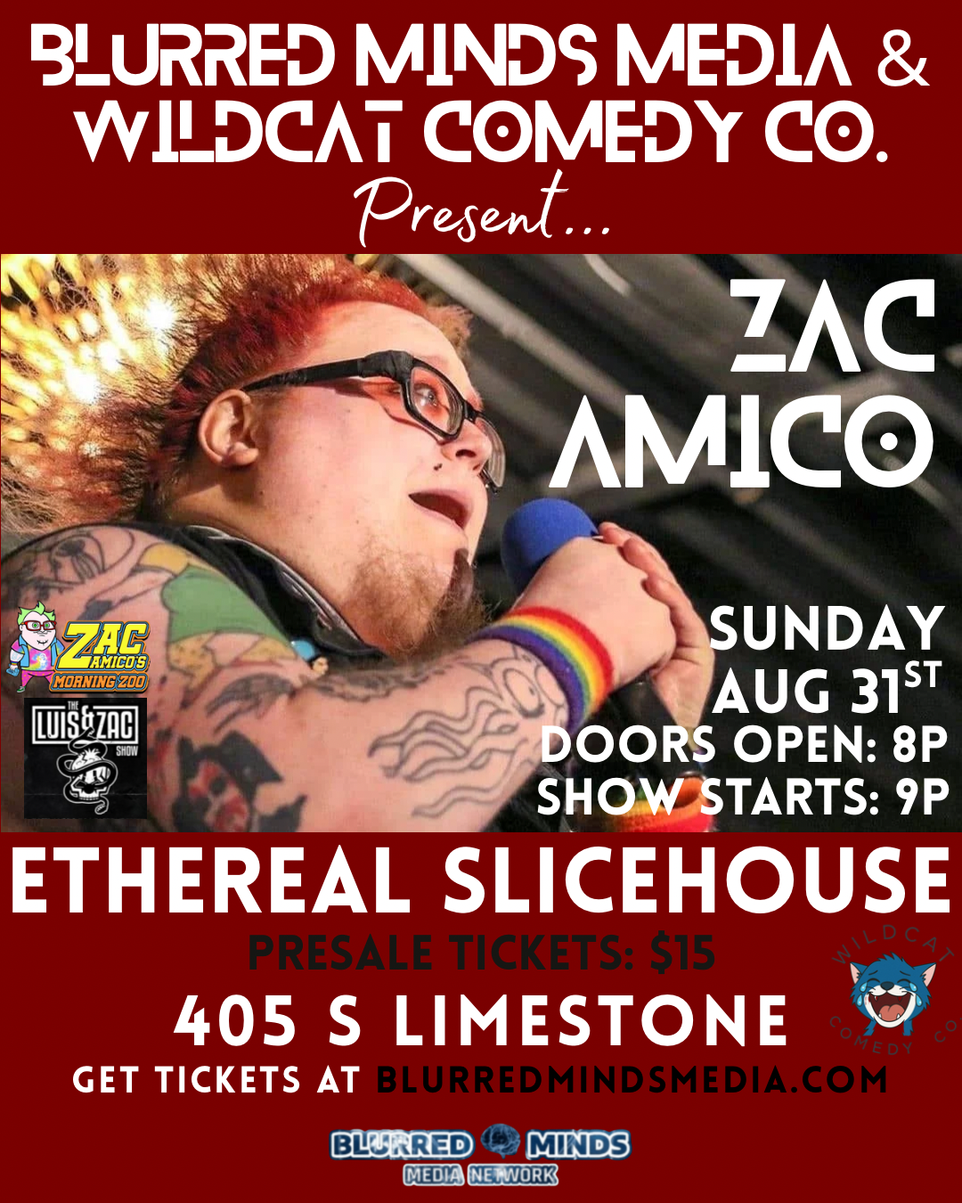 Blurred Minds Media Presents: Zac Amico - Live
