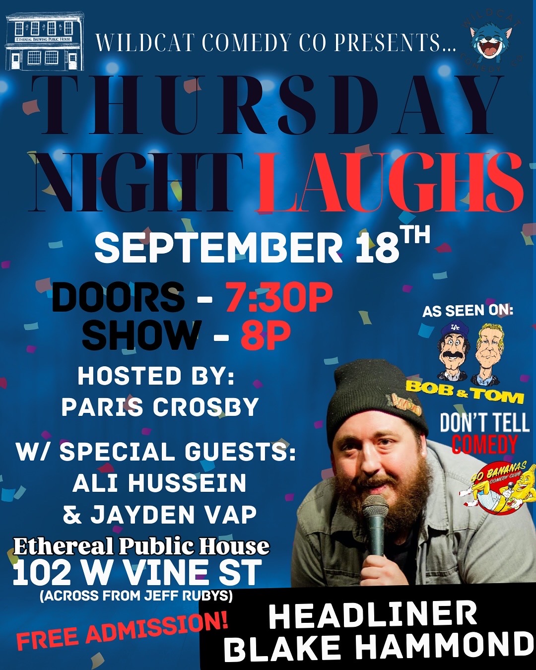 Thursday Night Laughs Comedy Show