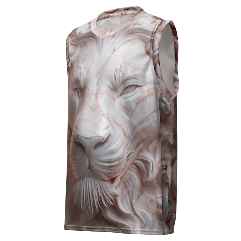 Marble Lion Classic - Fashionable Unisex Basketball Jersey