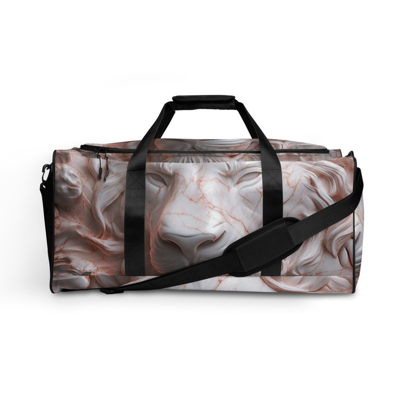 Marble Lion Designer Duffle Bag – Sophisticated, Stylish & Functional 