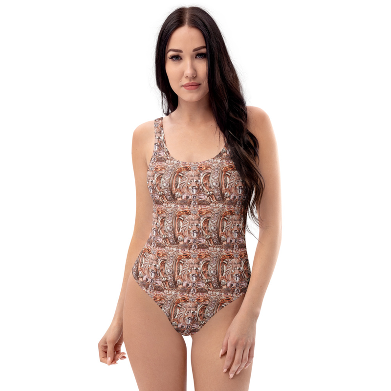 Women's Designer One-Piece Swimsuit – Stylish, Flattering, and Comfortable