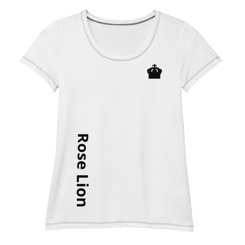 Our Brand All-Over Print Women's Athletic T-Shirt – Stylish, Breathable, and Comfy Tee