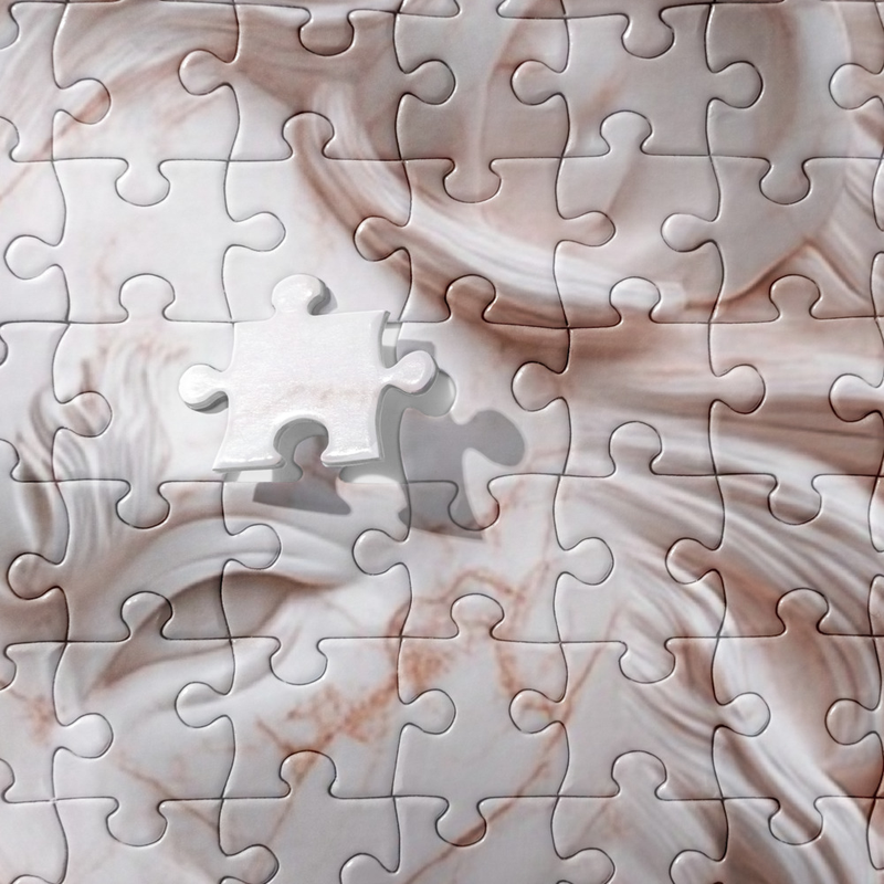 Rose Lion Marble Lion Face Jigsaw Puzzle–Unique & Challenging Puzzle for All