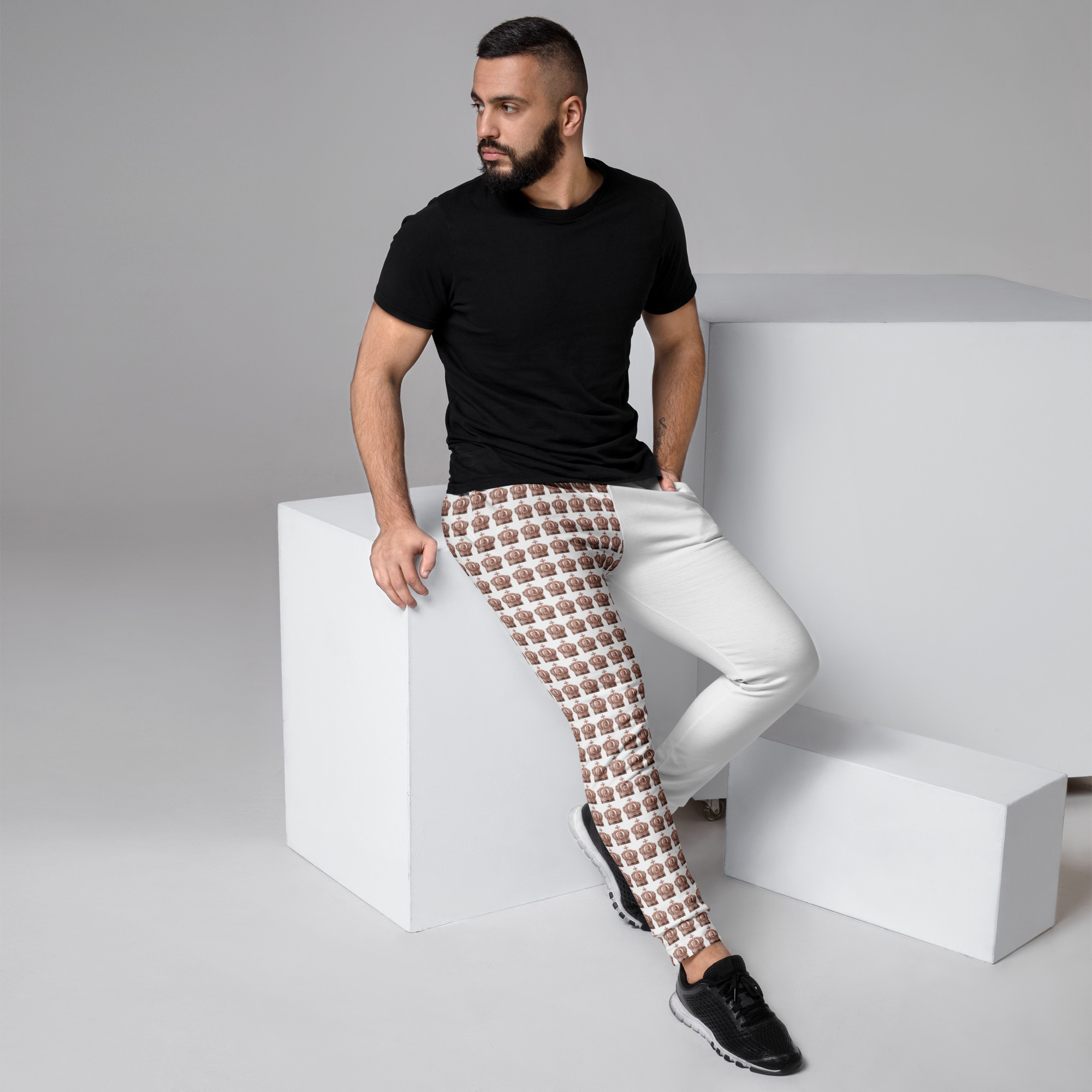 Rose Lion Men’s Joggers/without Letters