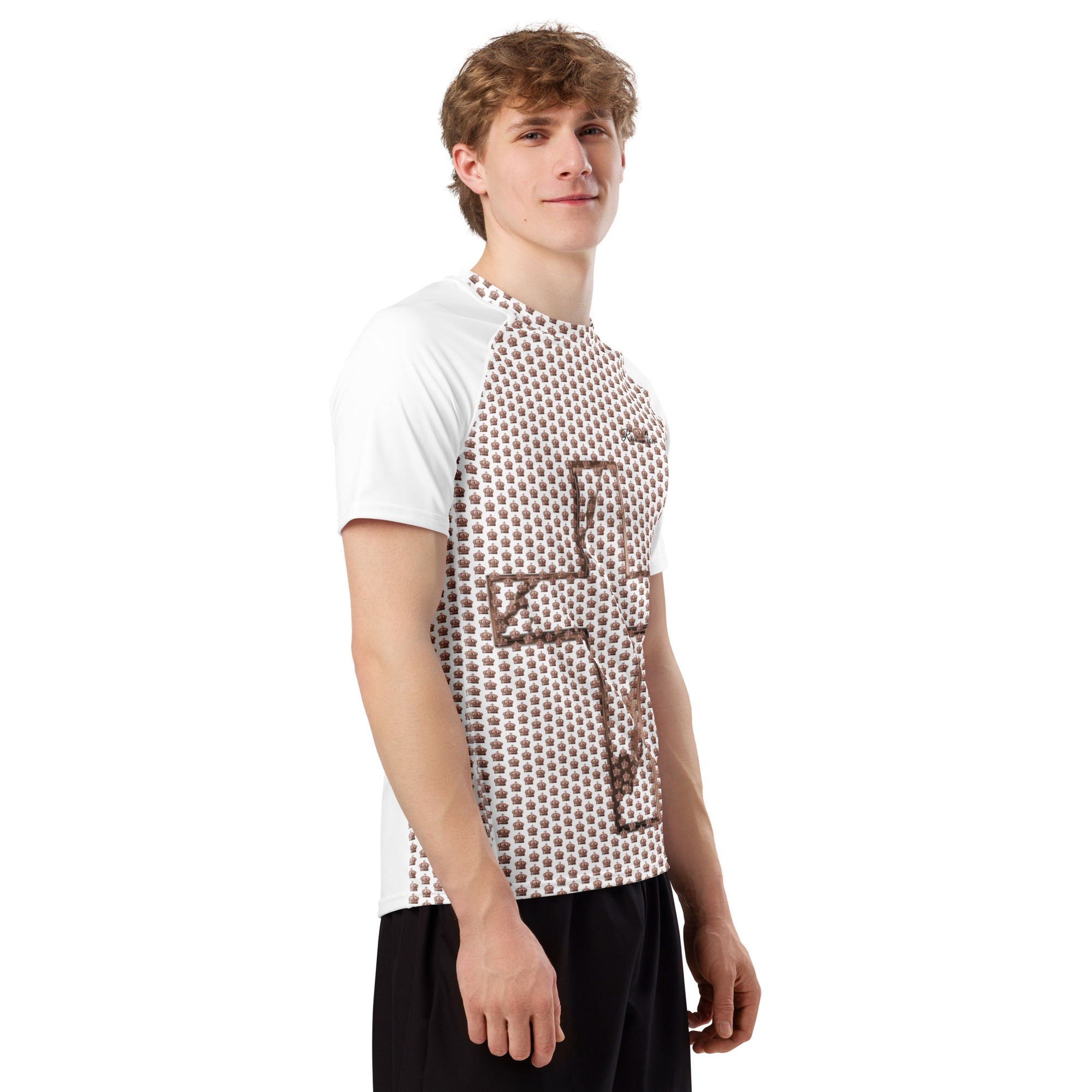 Men’s Rash Guard T-Shirt by Rose Lion – UV Protection, Stylish, and Comfortable