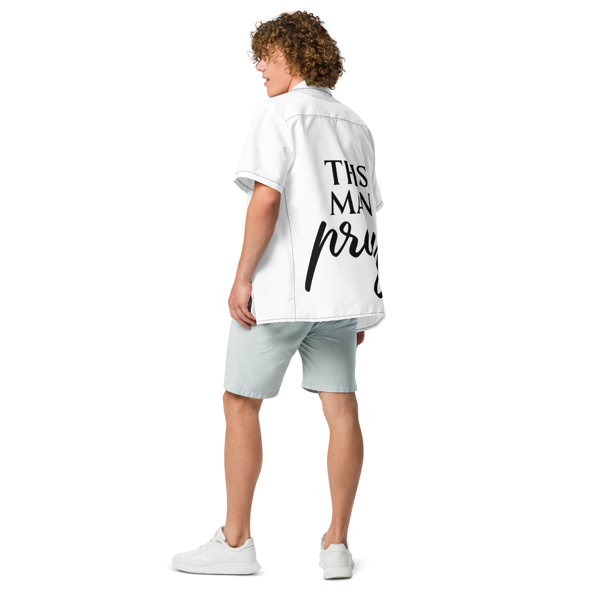 Rose Lion Men's Trendy Stylish Casual -button shirt