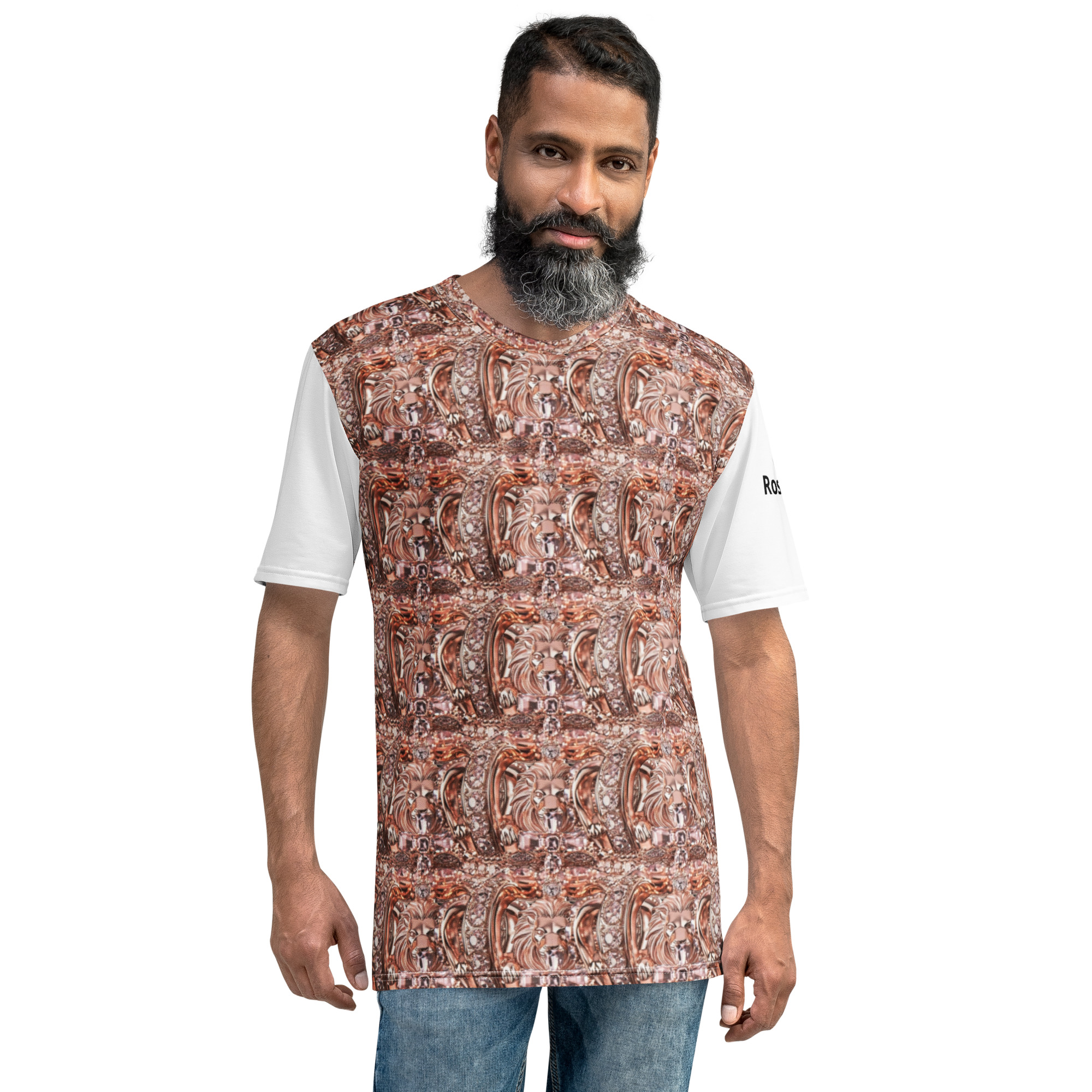 Designer Men's T-Shirt by Rose Lion – Stylish, Comfortable, Premium Quality Tee