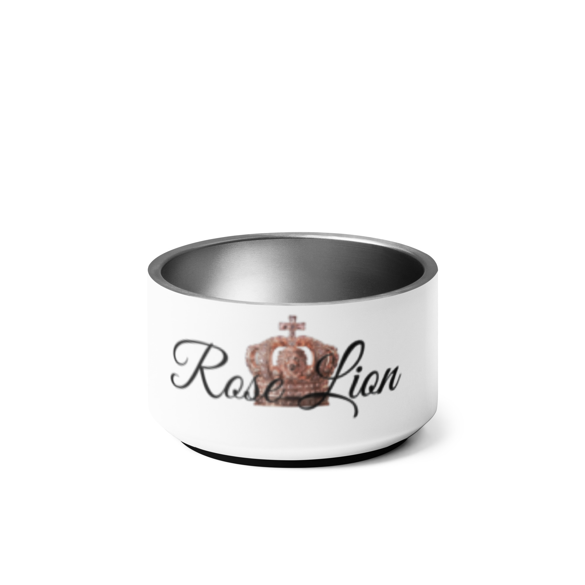 Rose Lion Stylish Pet Bowl – Durable Design for Cats and Dogs