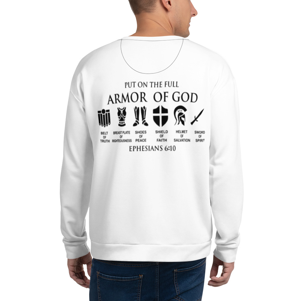 Rose Lion All-Over Print Unisex Sweatshirt – Scripture Edition