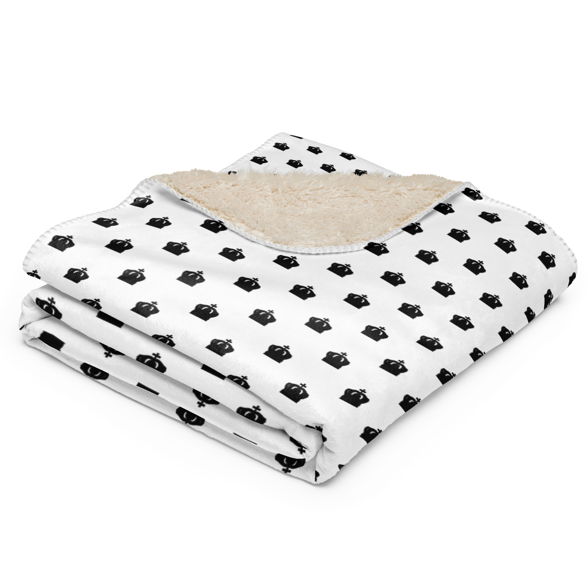 Rose Lion Signature Luxury Sherpa Blanket