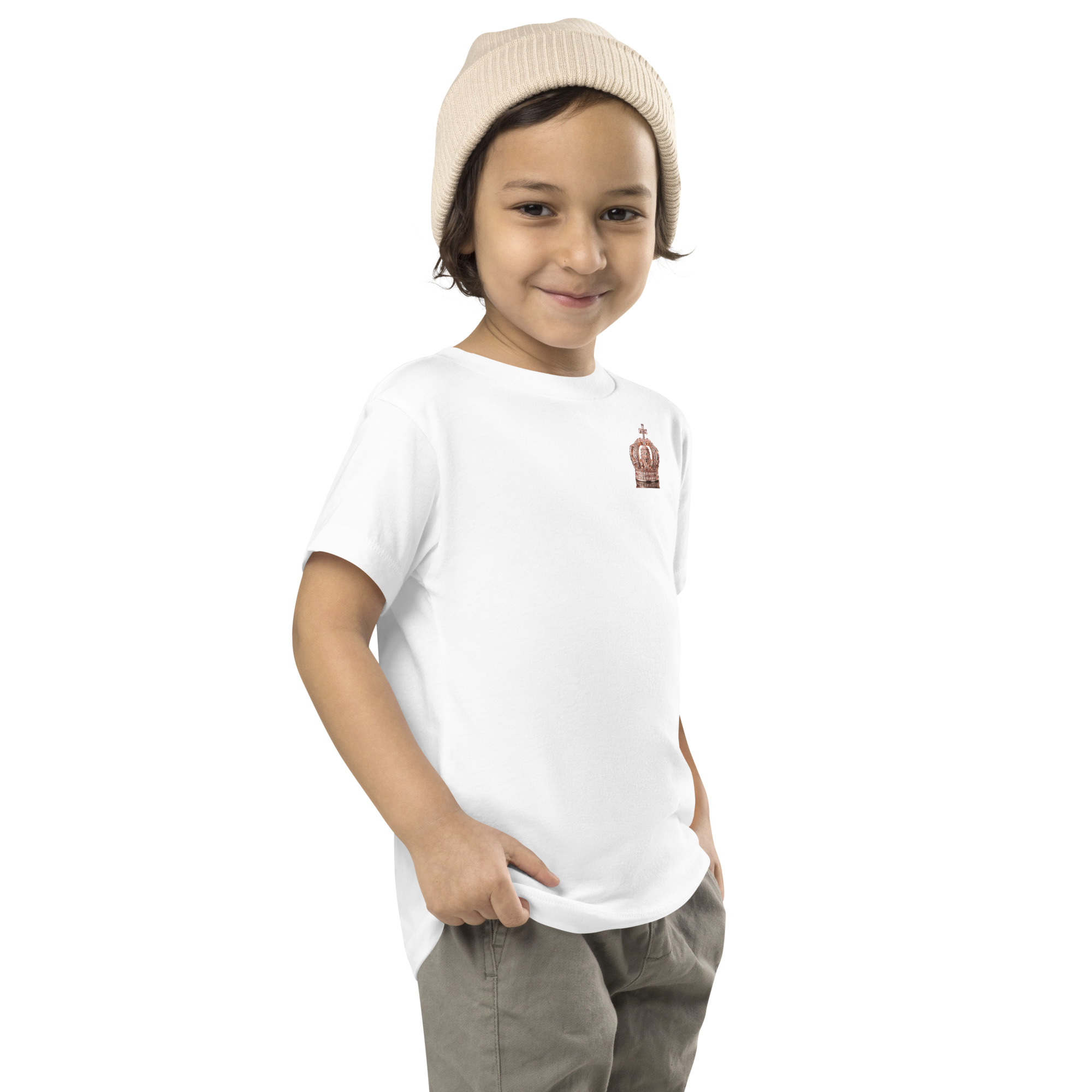 Rose Lion Toddler Short Sleeve Tee – Soft, Comfy, and Stylish Kids' Shirt