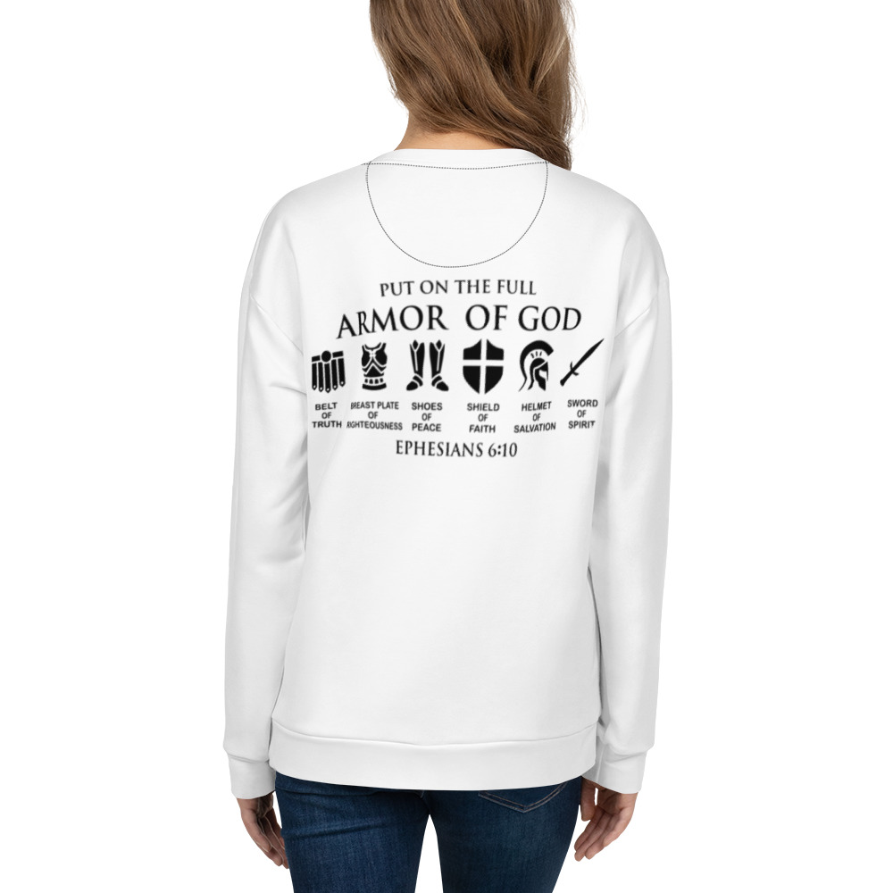 Rose Lion All-Over Print Unisex Sweatshirt – Scripture Edition